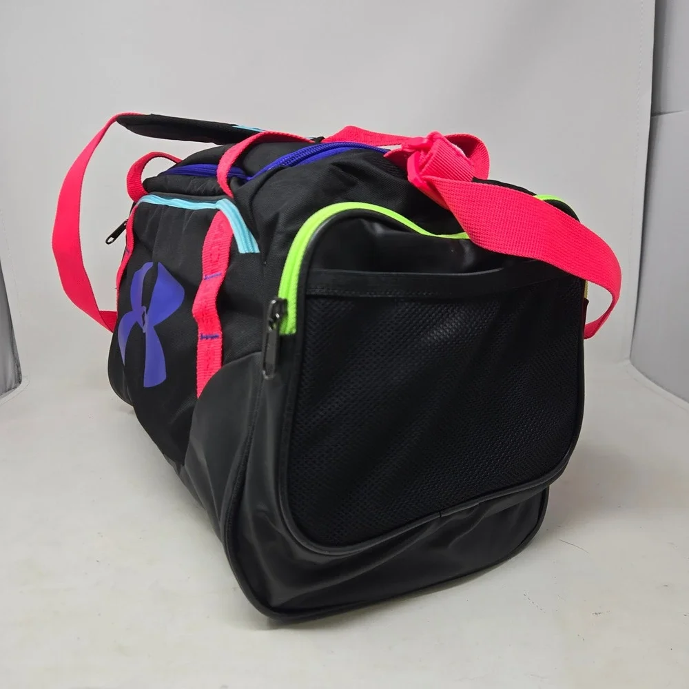 Under Armour Storm Undeniable 3.0 Duffle Bag Black Pink Neon 1301391